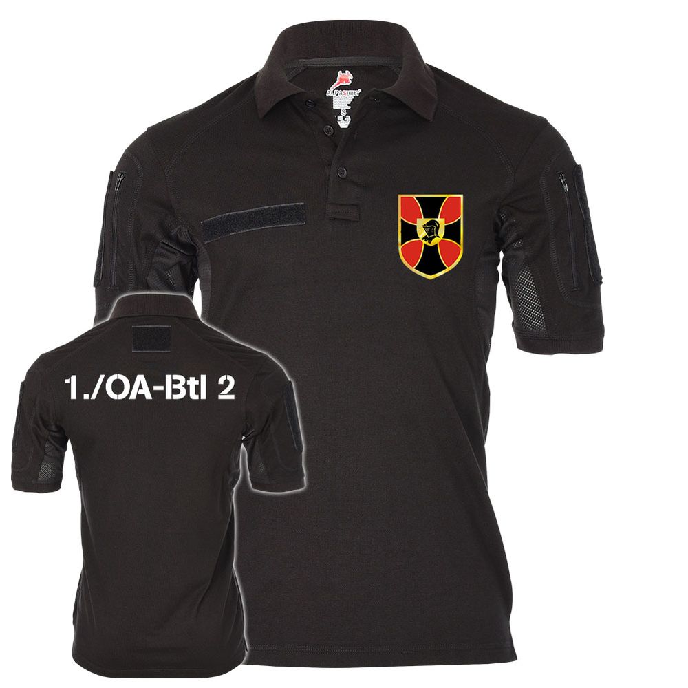 Tactical Poloshirt 1 OA-Btl 2 OSH Offizieranwärter Bataillon Kompanie Hammelburg Bundeswehr #25286