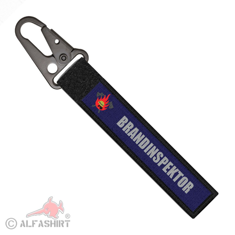 Tactical key chain Fire Inspector Rank Fire Department # 37989