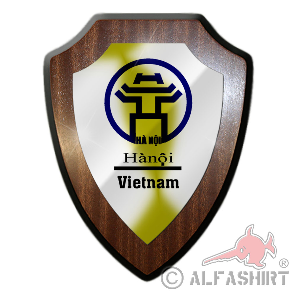 Wappenschild Vietnam Vietnamesisch Sozialistische Republik Hanoi Asien #27073