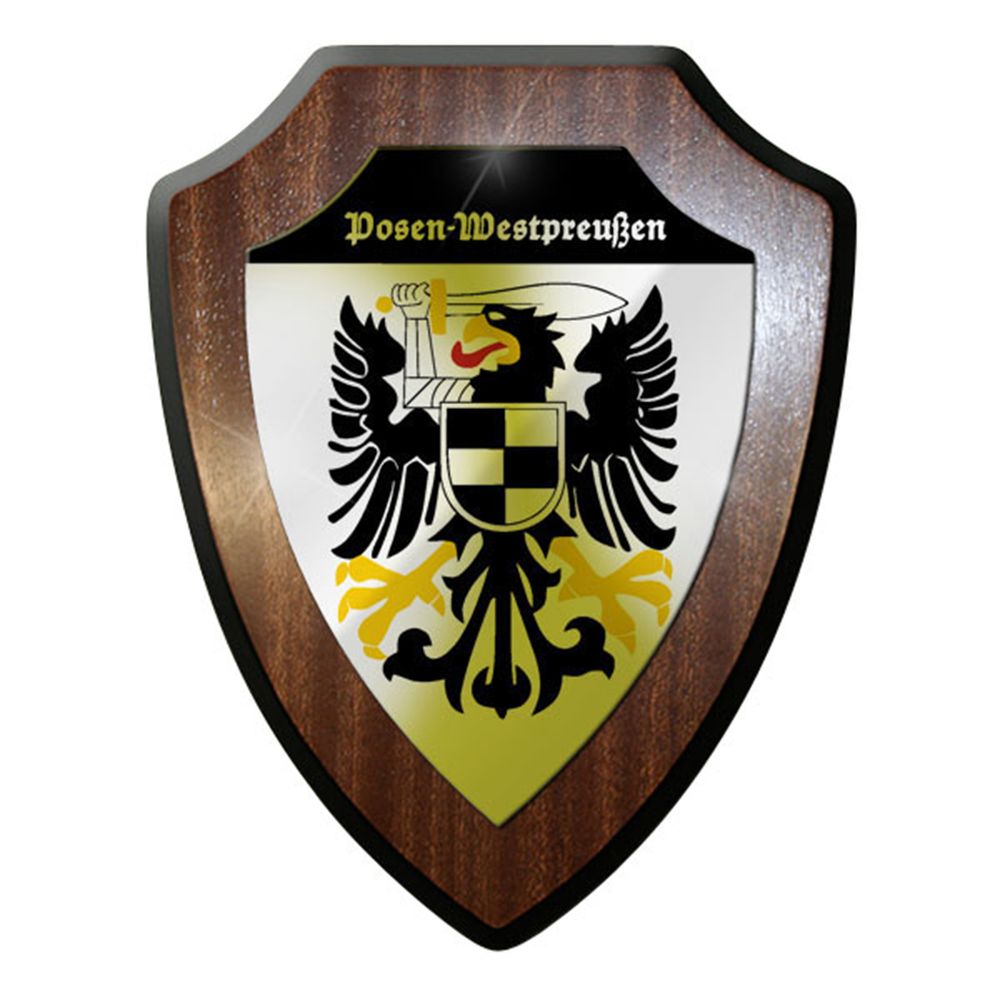 Heraldic coat of arms Posen West Prussia Prussia coat of arms Souvenir Gift # 8926