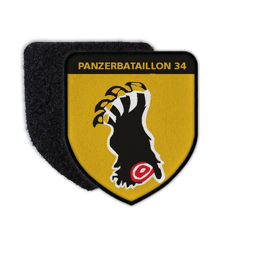 Patch PzBtl 34 Panzer Battalion Badge Bundeswehr Panzer Nienburg BW # 33135