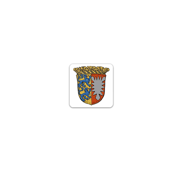 Sticker Schleswig-Holstein Coat of Arms Prussian 7x7cm A3235