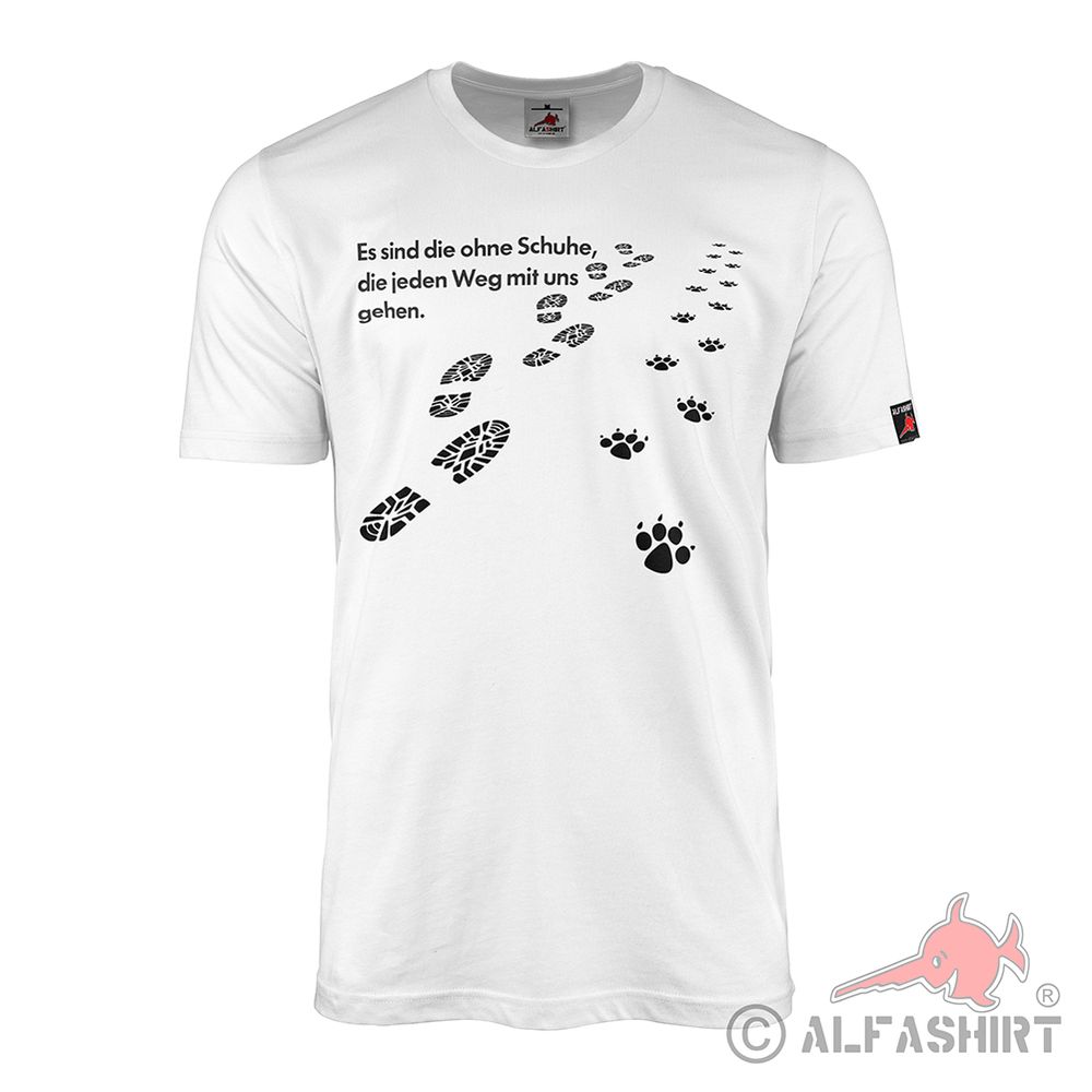Freunde für Immer Weg Hunde Spruch Gemeinsam Hundeliebhaber T-Shirt #42210