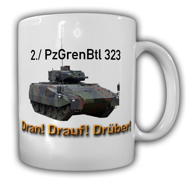 2 PzGrenBtl 323 Panzergrenadierbataillon Schützenpanzer Bundeswehr Tasse #20405