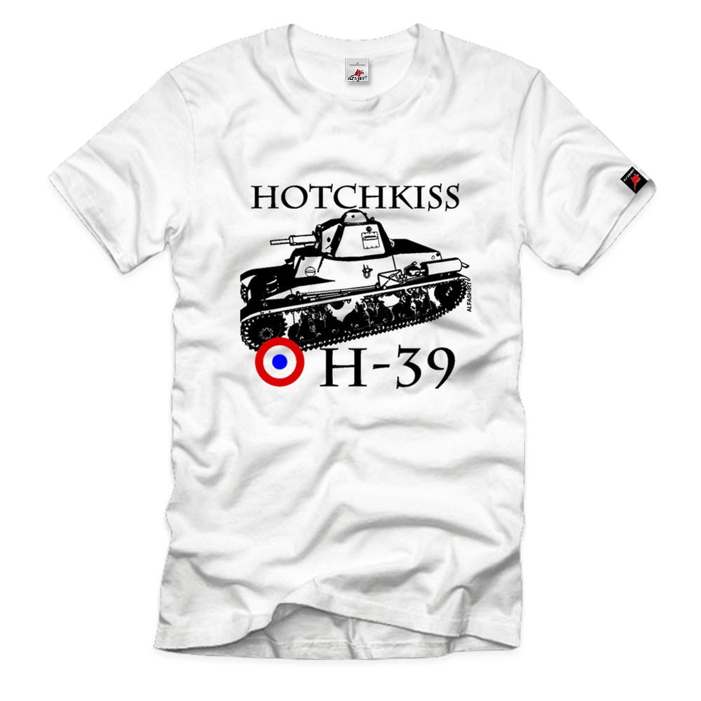 Hotchkiss H-39 Französischer Panzer T-Shirt#32692