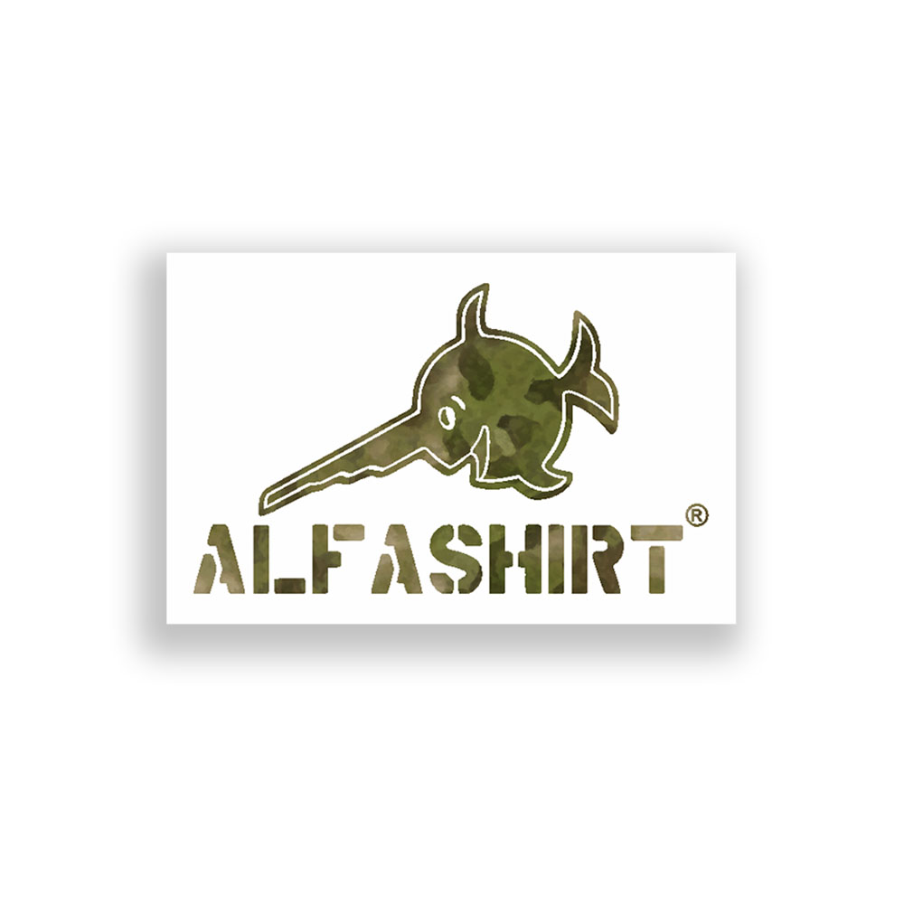 Sticker Alfashirt Tarn Mate Fish Swordfish Fish 11x7cm A3417