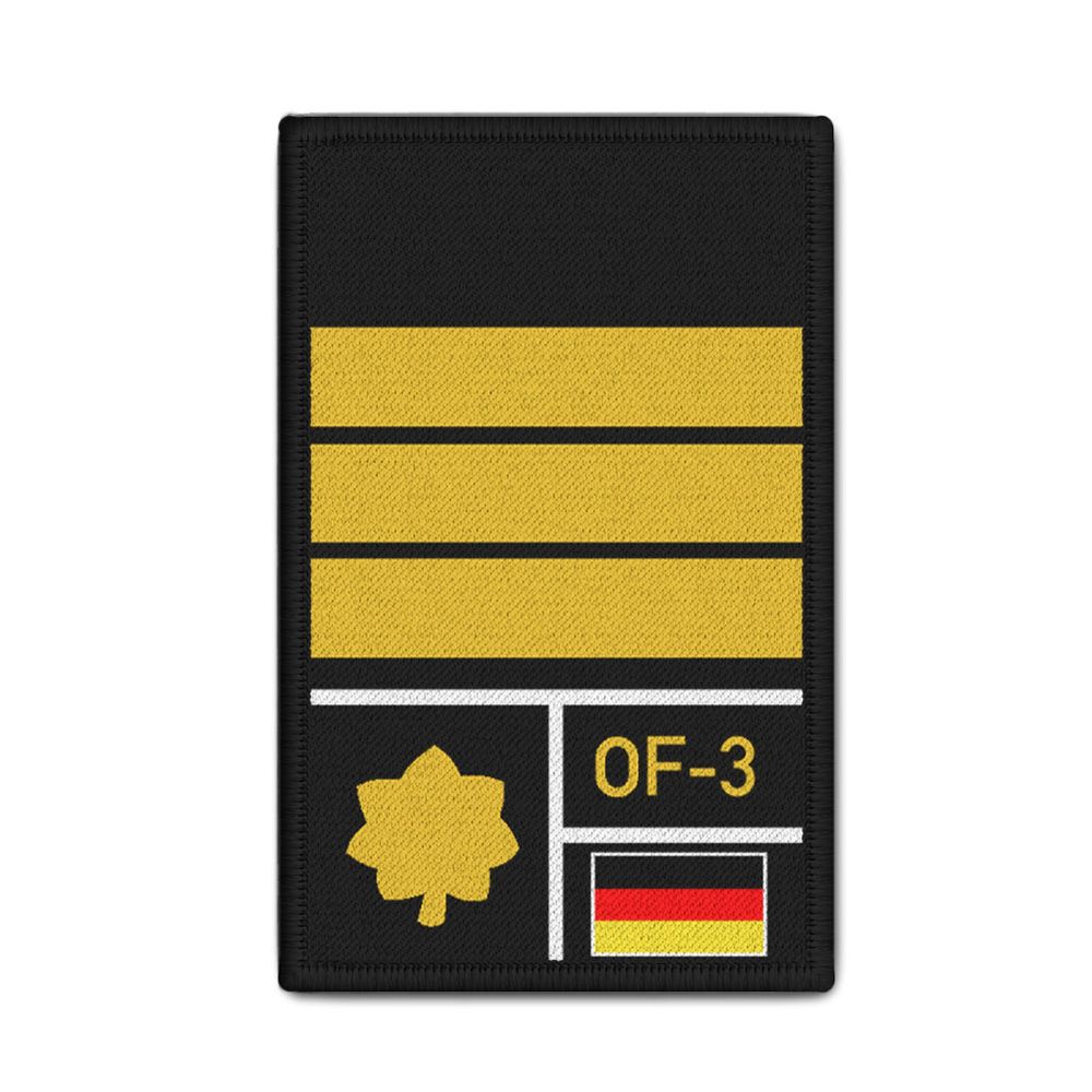 Rank Patch Bundeswehr Heer Luftwaffe Marine Schwarz #BW-Patch