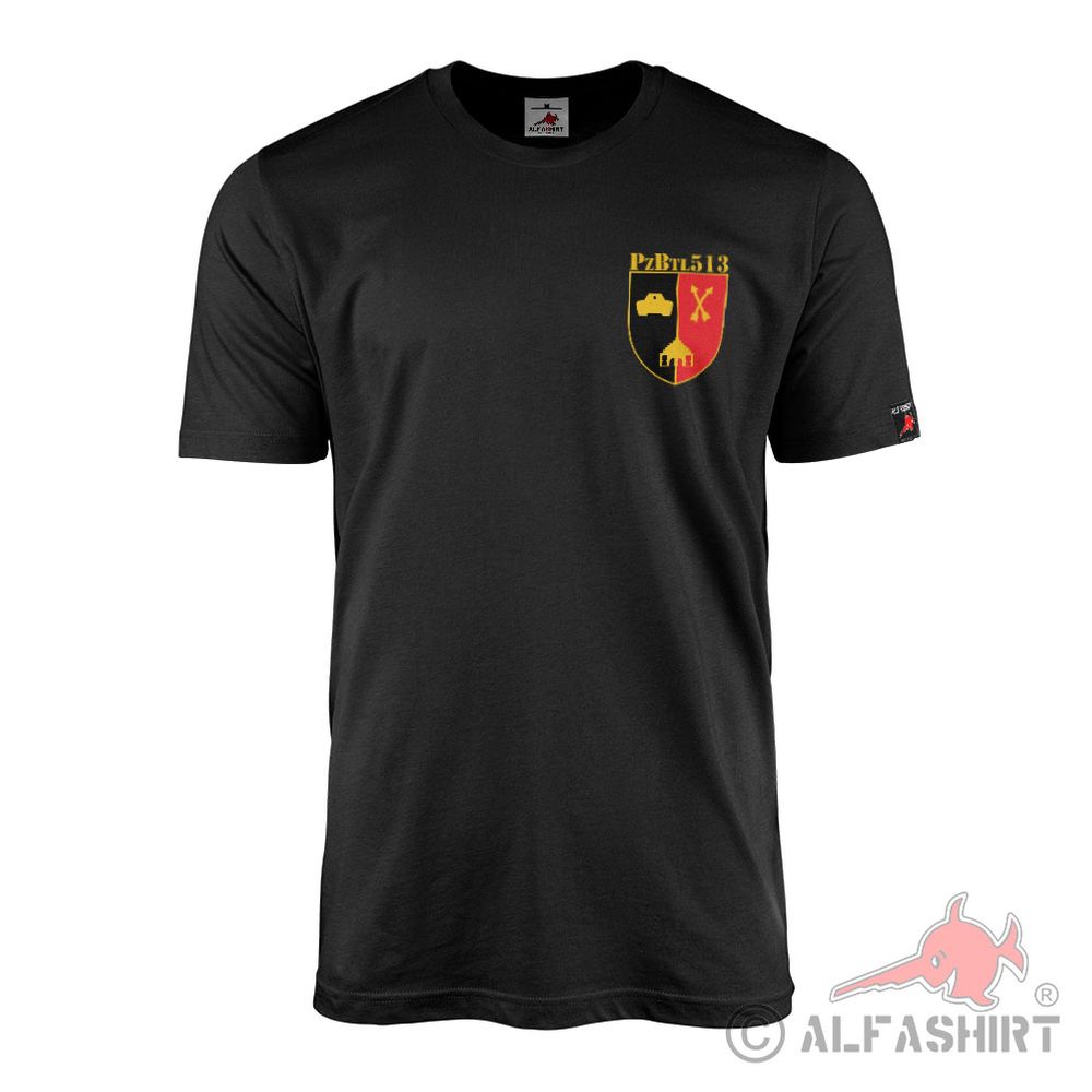 T-Shirt Panzerbataillon PzBtl 513 Flensburg Kaserne Heimatschutzbrigade #43843