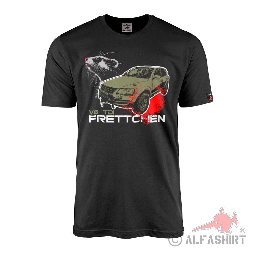 Bundeswehr Frettchen SUV V6-TDI BW Geländewagen BwFPS T-Shirt#44685