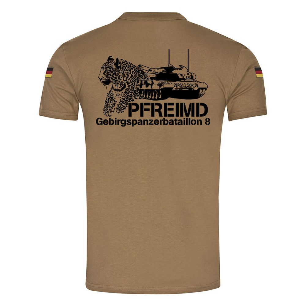 GebPzBtl 8 Gebirgspanzerbataillon BW Leopard Panzer BW Tropenshirt #15030