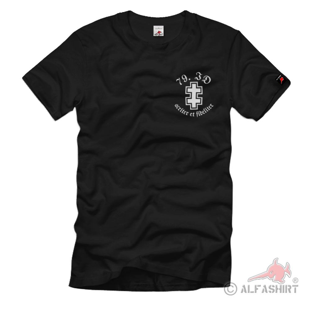 79 ID Infantry Div Heer Lothringer Kreuz acriter et fideliter T-Shirt # 35923