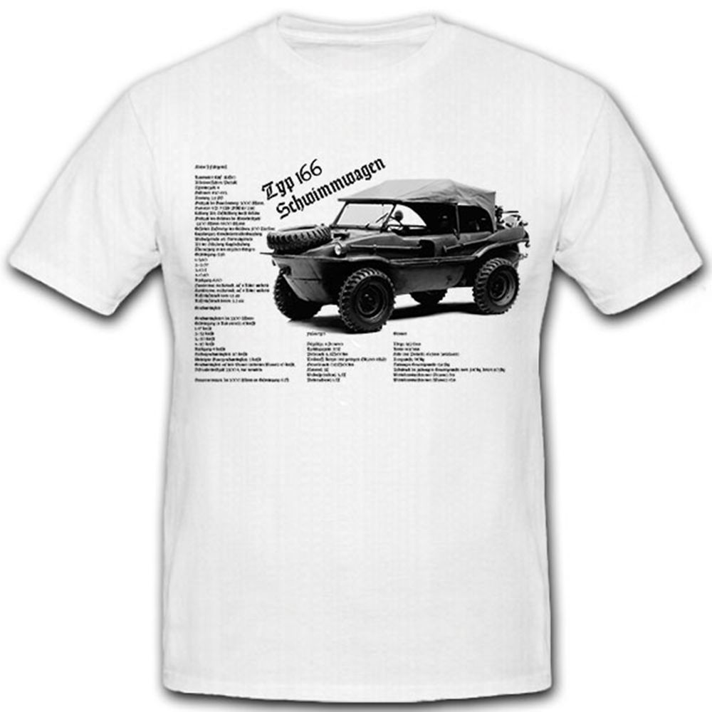 Schwimmwagen Typ 166 Kübelwagen Geländewagen Kfz Fahrzeug - T Shirt #9140