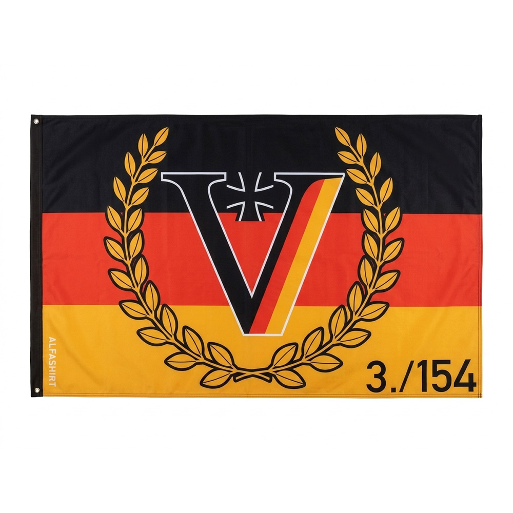 Limitierte Veteranenflagge Fahne Flagge Einheit Bundeswehr Veteran Soldat 150x90cm #47716