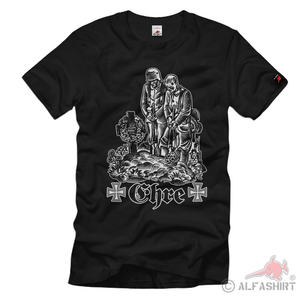 Heroes commemorate honor where honor is due wreath day of mourning soldiers T Shirt # 38609