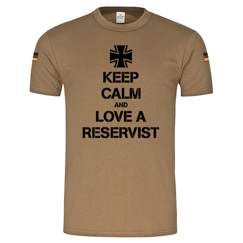 BW Tropen Keep Calm and Love a Reservist original BW Tropenshirt #14964