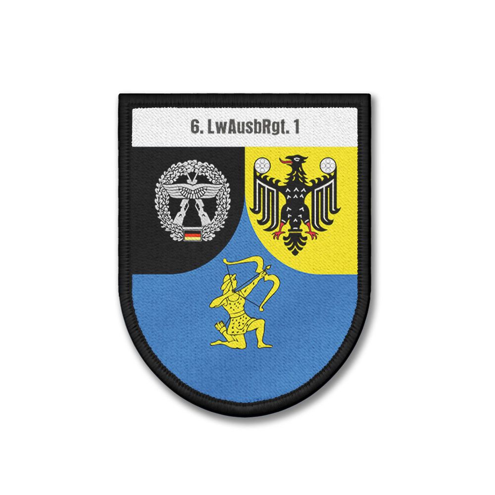 Patch halbrund 6 LwAusbRgt 1b Bundeswehr Goslar Fliegerhorst Luftwaffe #46299