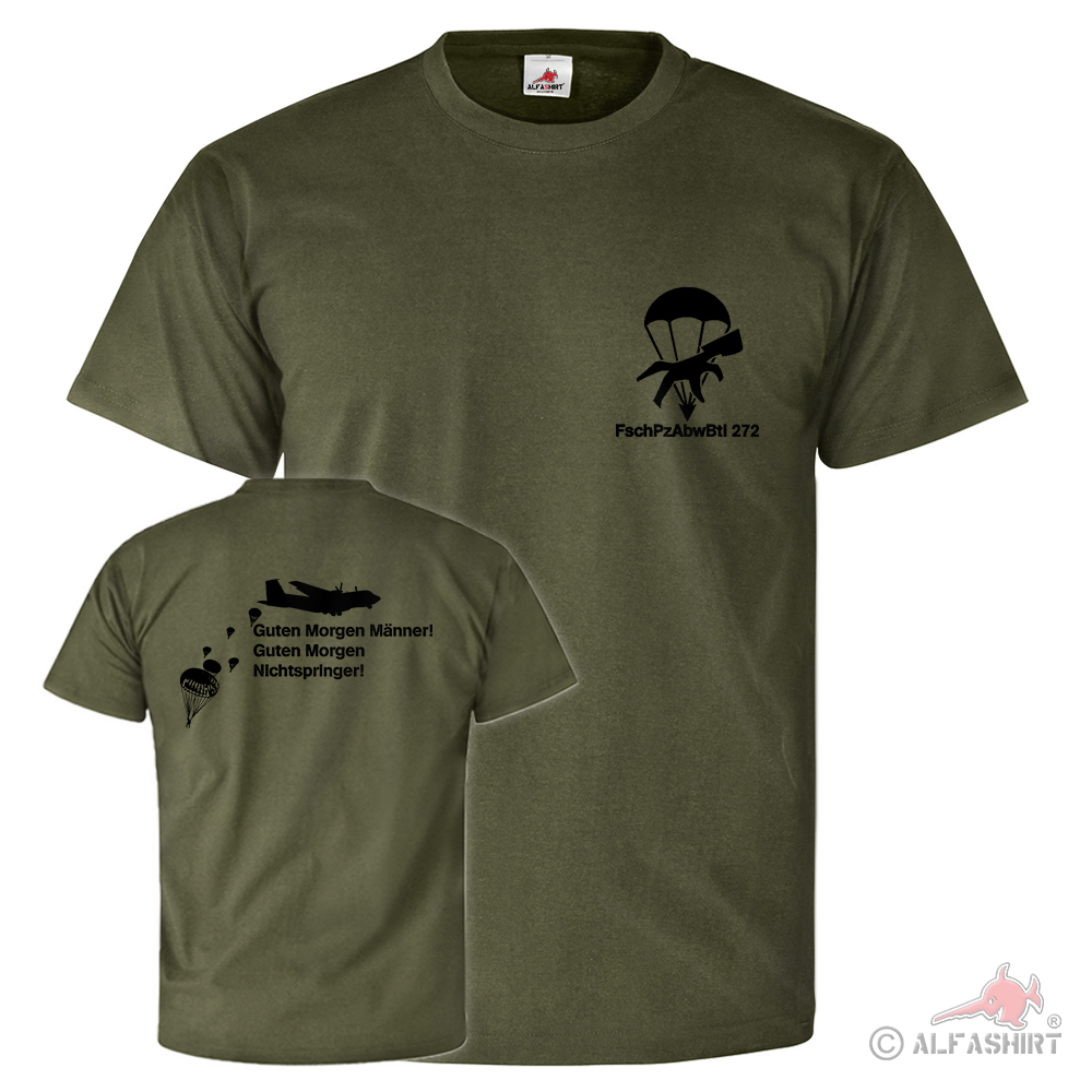 FschPzAbwBtl 272 BW Fallschirmpanzerabwehrbataillon Wildeshausen T Shirt #26273