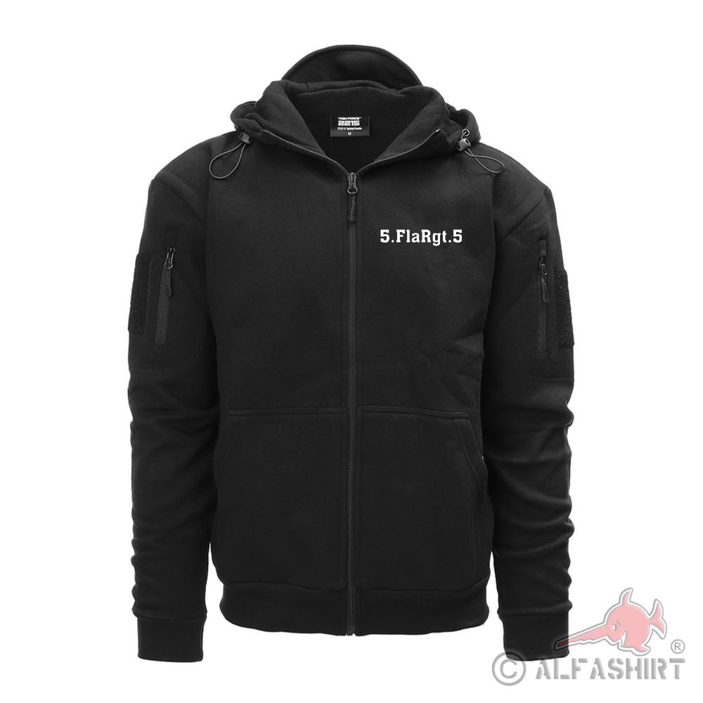 Tactical Hoodie Zipper 5 FlaRgt 5 Flugabwehrregiment Einheit #39474 Tactical Hoodie Zipper 5 FlaRgt 5 Flugabwehrregiment Einheit #39474