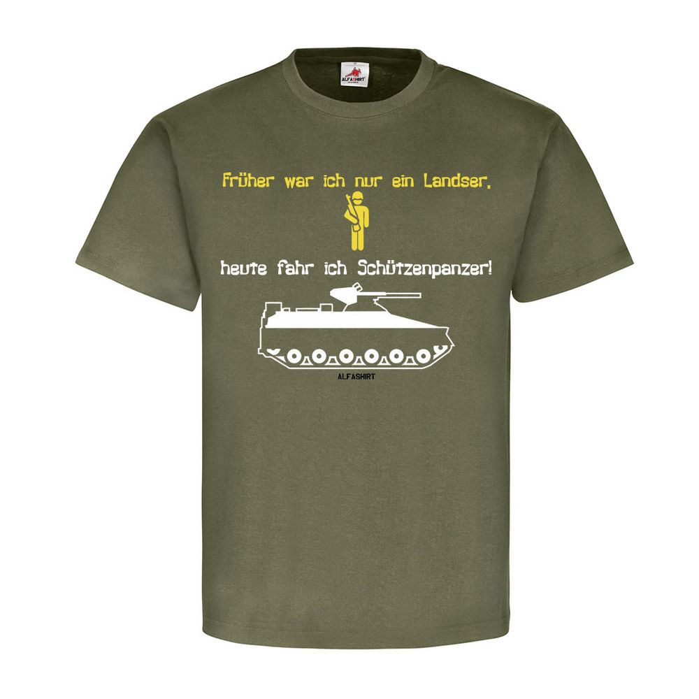 Schützenpanzer Fahrer Panzergrenadier Bundeswehr Spaß Grenadier T-Shirt #23291