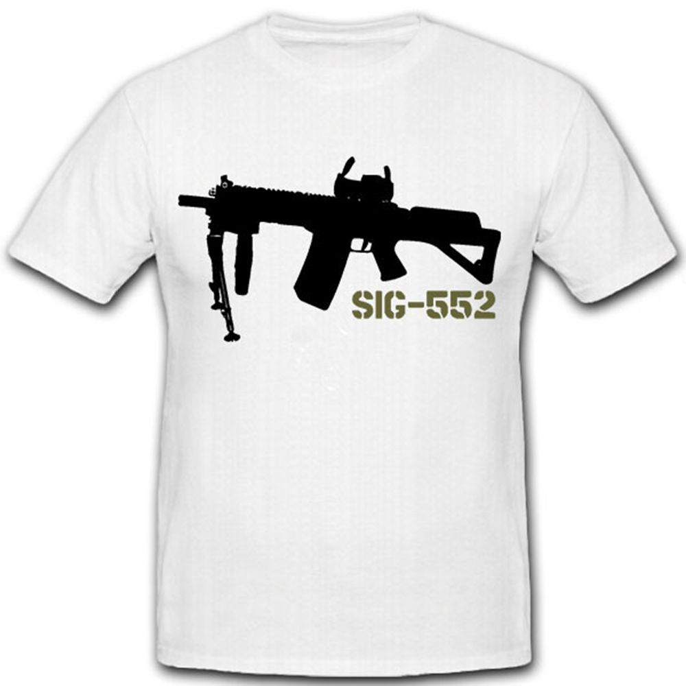 	
SIG 552 Sturmgewehr Stgw 90 Schweiz SG550 Waffe Schweizer Armee  T Shirt #9594