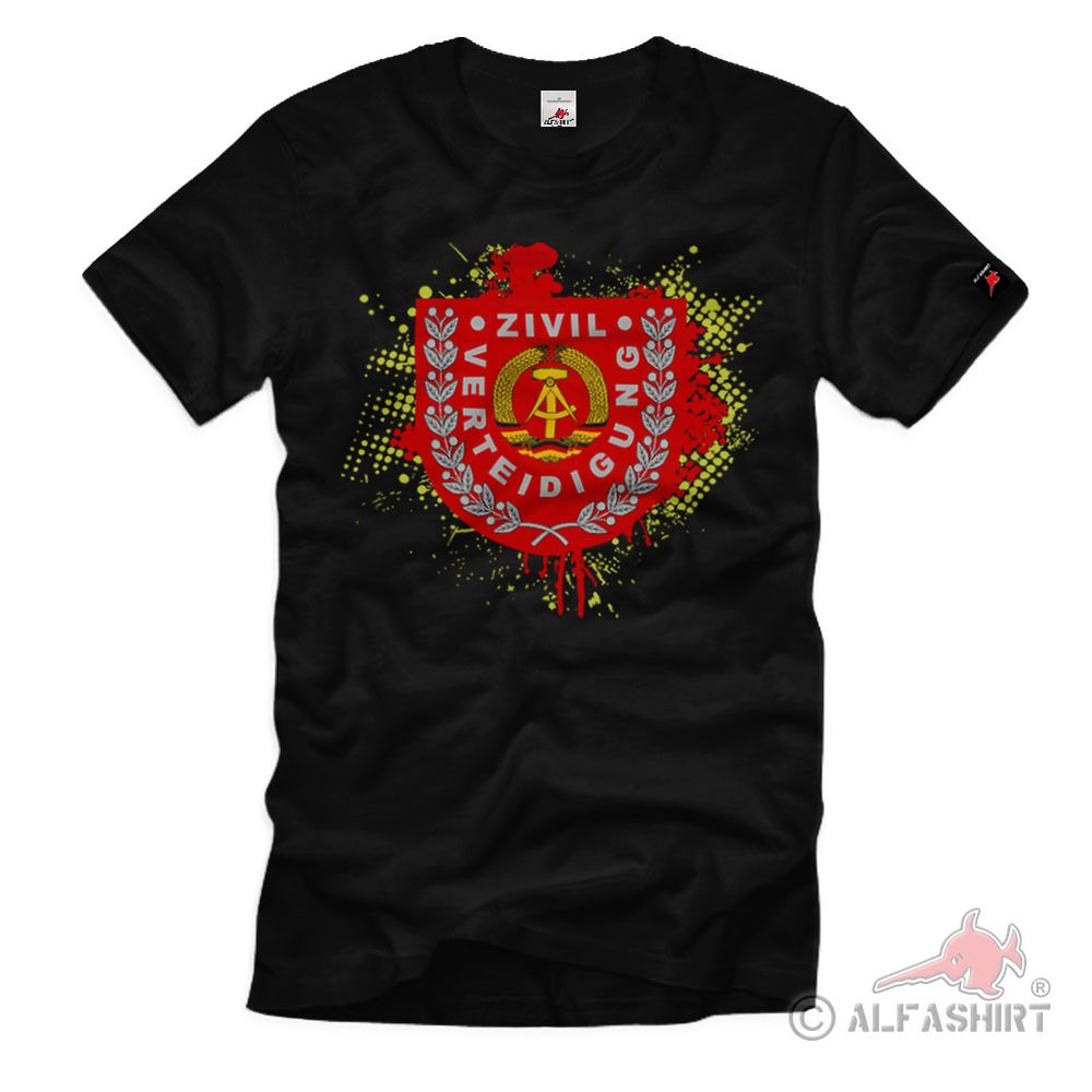 Civil defense of the DDT civil protection NVA T Shirt # 859
