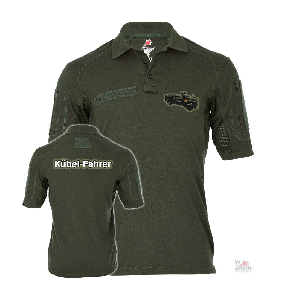 Tactical Poloshirt NVA DDR Kübelwagen Kübel-Fahrer Armee Militär #44425