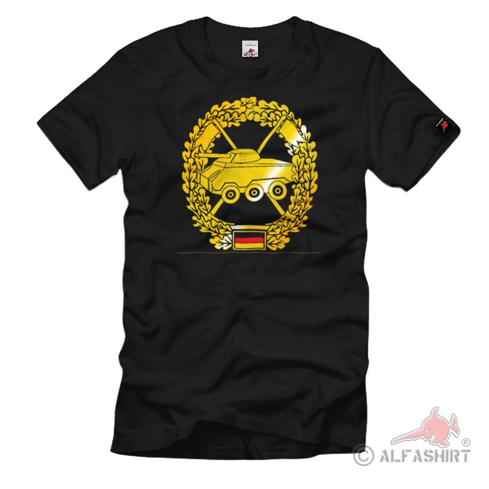 Beret Badge Panzer Reconnaissance Pz Bundeswehr Unit Emblem - T Shirt # 1095