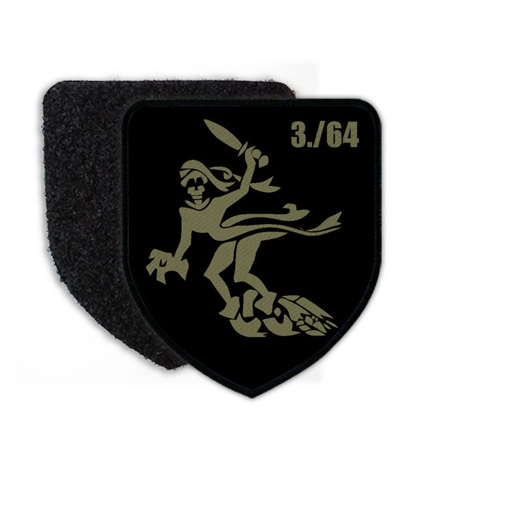 Patch 3 PzBtl 64 Panzerbataillon Wolfhagen die Wölfe Kompanie Gespenst #23599
