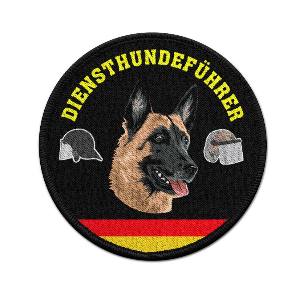 Patch 9cm Diensthundeführer Malinois Helme #K03662