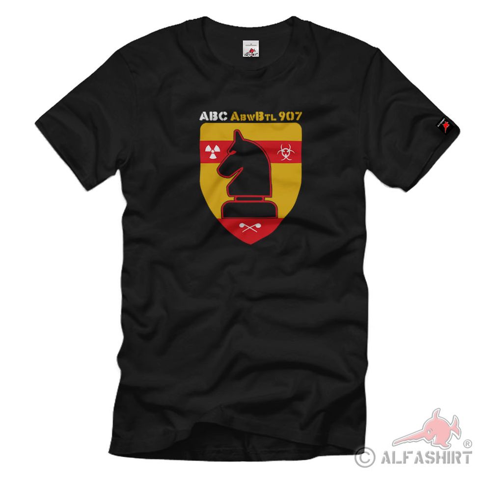 Abcabwbtl 907 Bundeswehr Einheit Atom Abwehr Wappen Abzeichen - T Shirt #2879