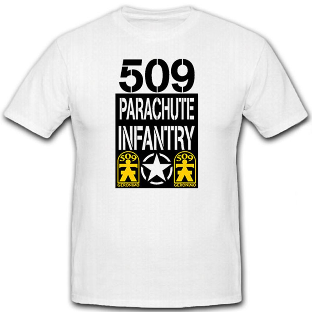 509th Parachute Infantry Infanterie Fallschirmjäger US United - T Shirt #12218