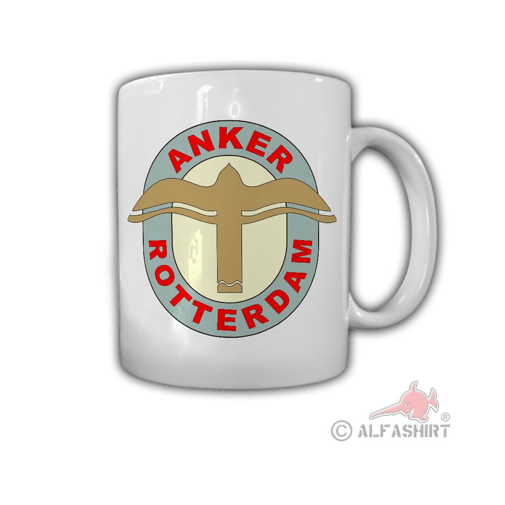 Anker Rotterdam Logo Niederlande Holland Oldtimer Motorrad - Tasse #26782