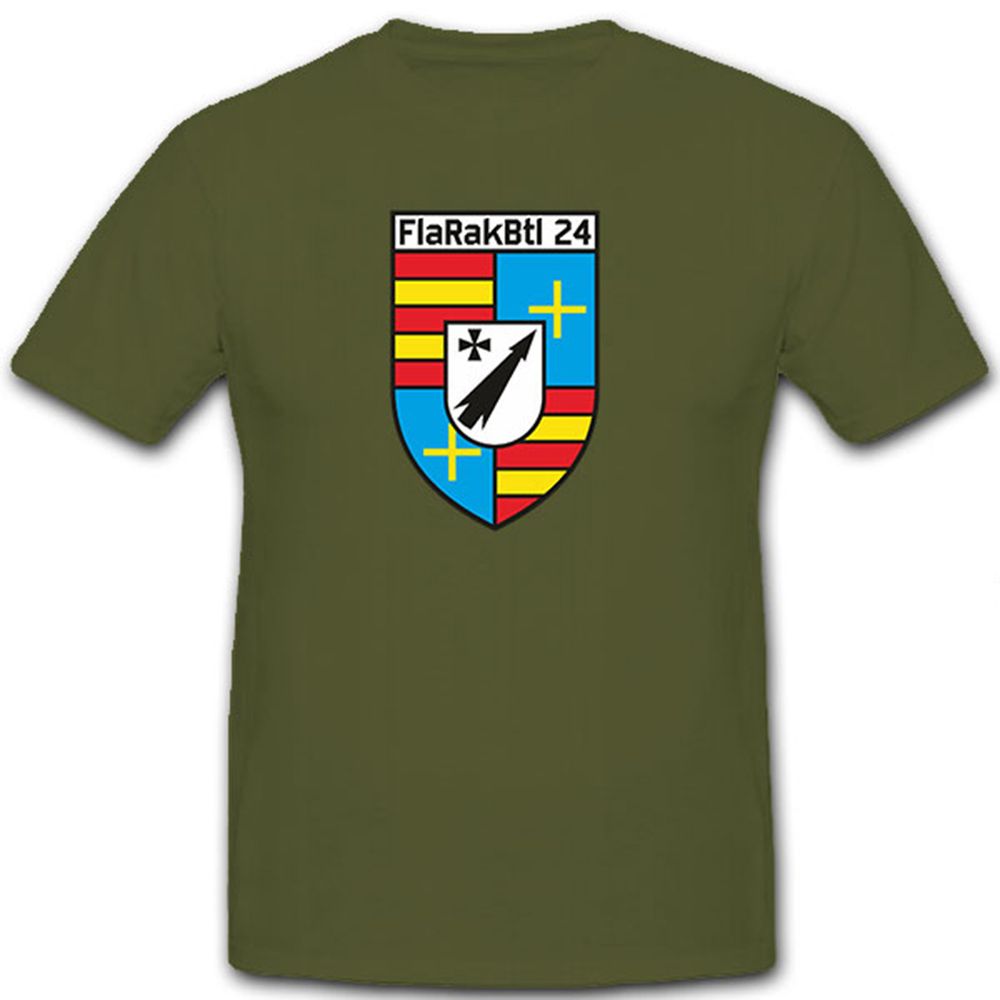 FlaRakBtl 24 Anti-aircraft Missile Battalion Military Bundeswehr - T Shirt # 10441