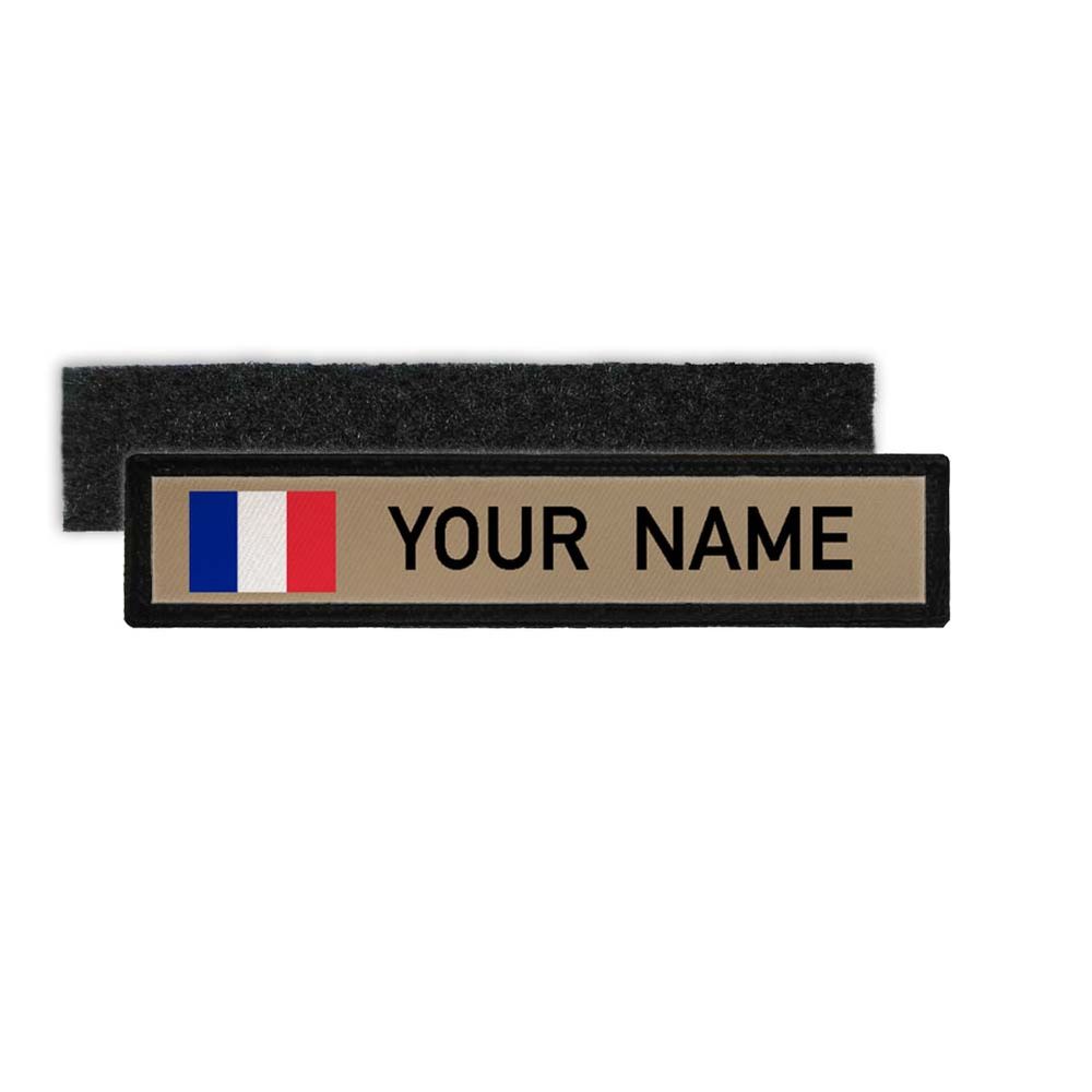 Namenspatch Frankreich France Flagge République française Paris Name #25205