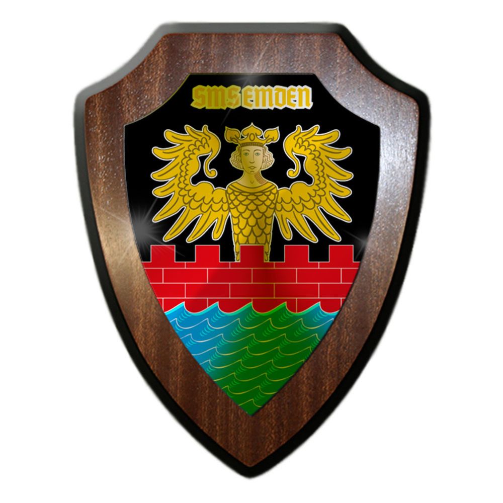 Wappenschild SMS Emden Kreuzer Kaiserliche Marine Dresden Klasse #35622
