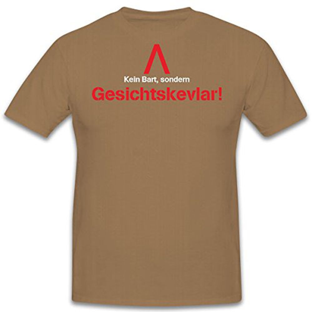 Kein Bart sondern GESICHTSKEVLAR !Männer Vollbart Kugelsicher - T Shirt #11112