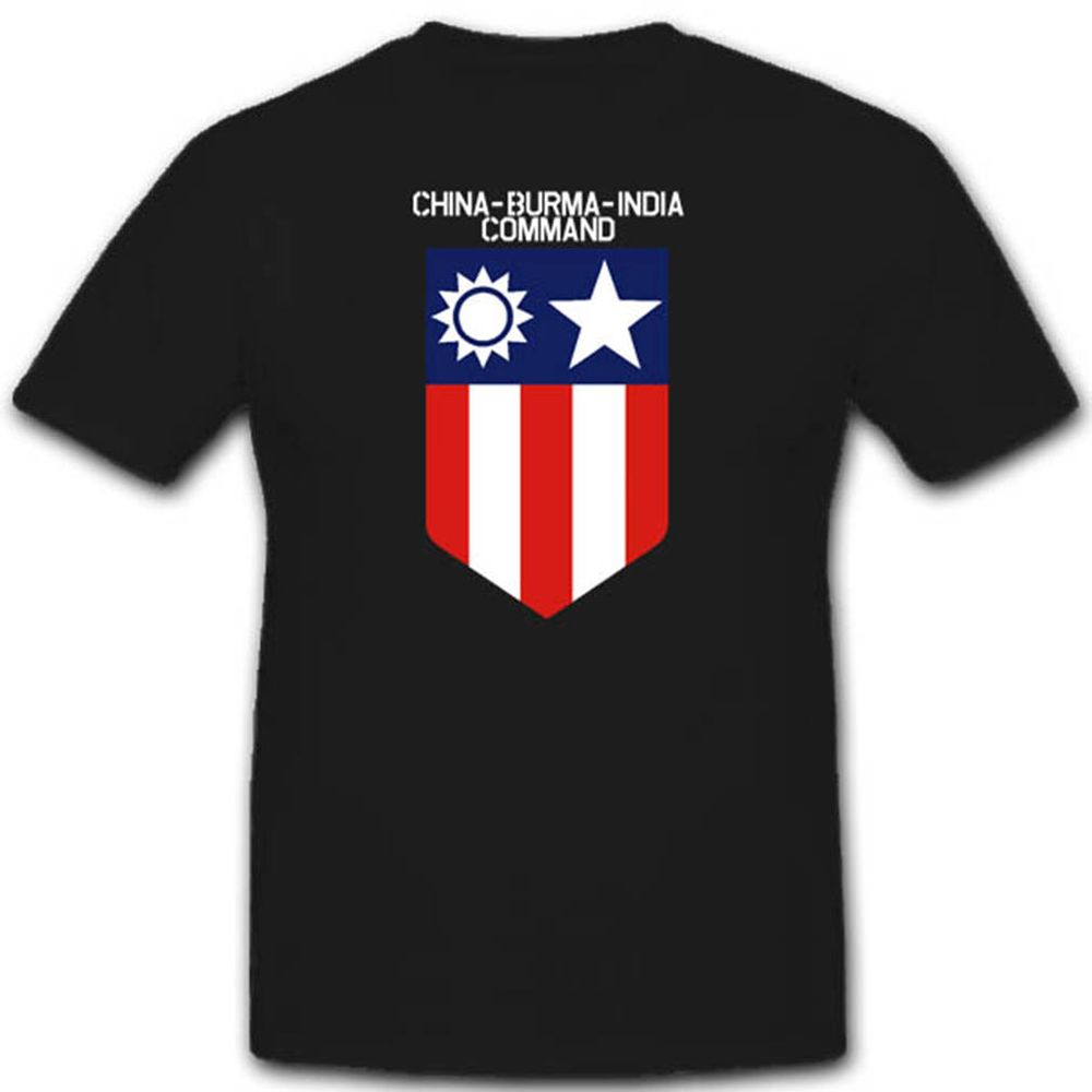 Chinas Burma India Command Armee Einheit Militär Kommando Wk - T Shirt #3072