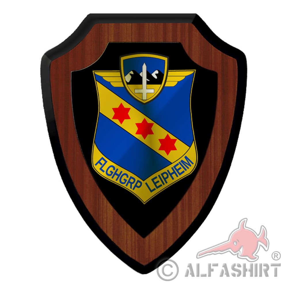 Wappenschild FlgHGrp Leipheim Fliegerhorst Gruppe Militärflugplatz #43391