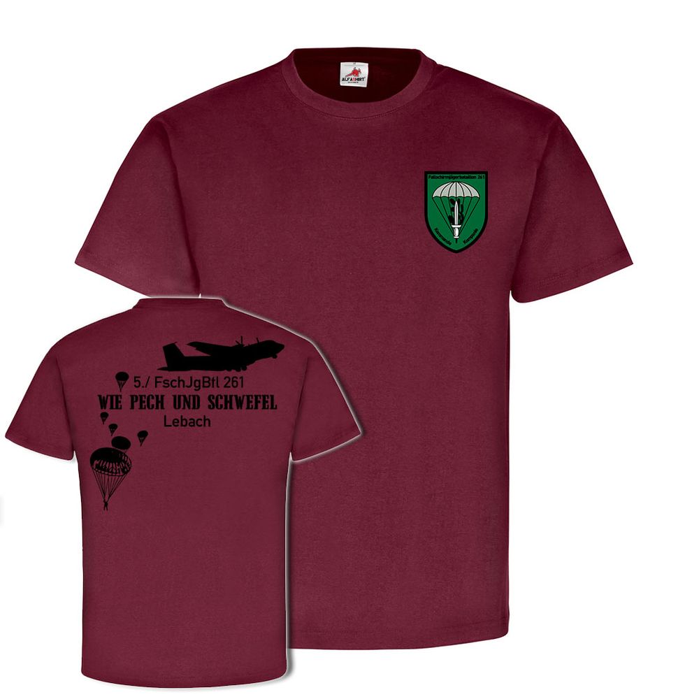 5FschJgBtl 261 Fallschirmjäger Kommando Kompanie Lebch Bundeswehr Wappen #22471