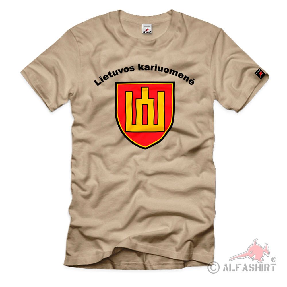 Lietuvos kariuomenė Litauische Armee Litauen Wappen Abzeichen T-Shirt #39973