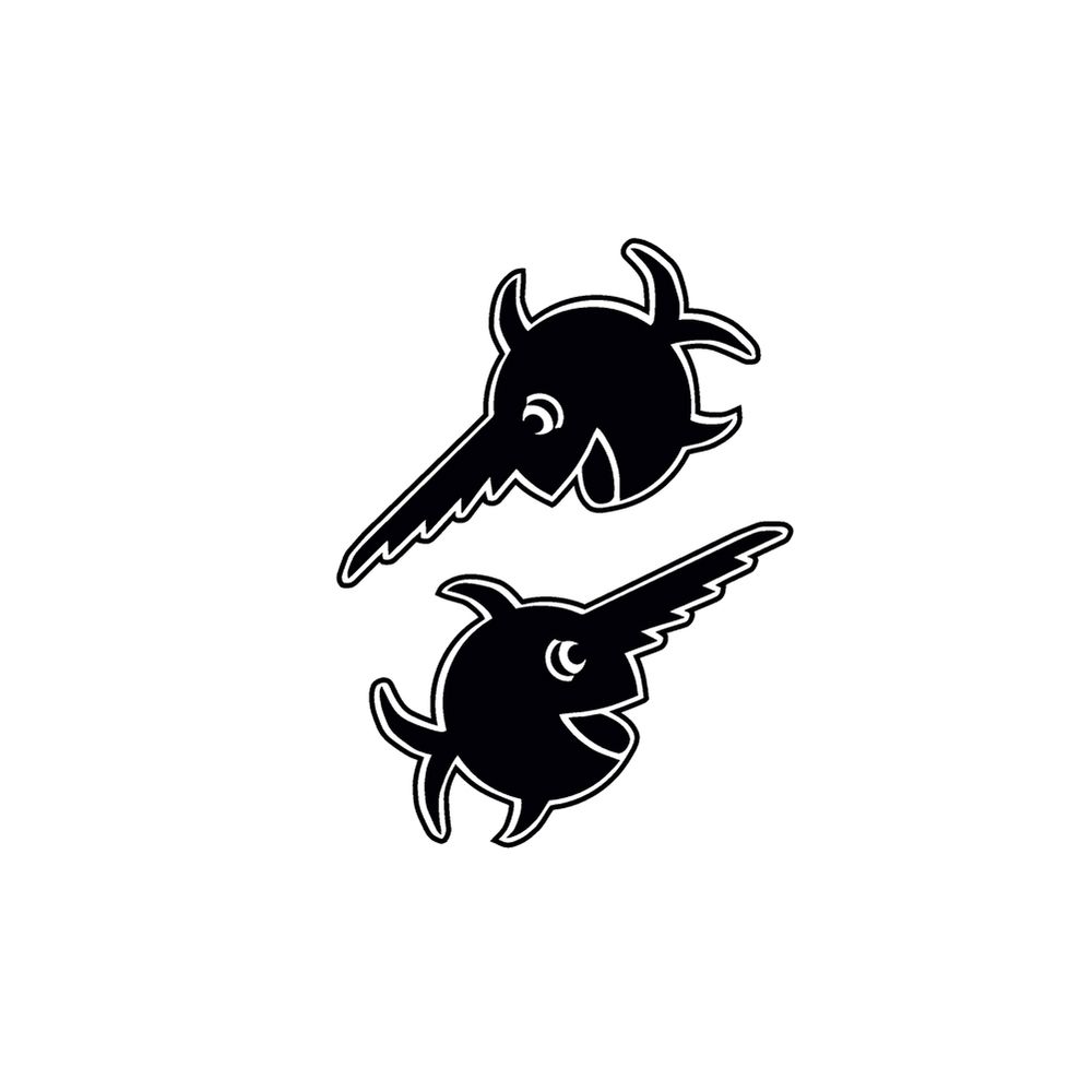 Sticker set U-Boot 96 laughing swordfish Alfashirt each 12x10cm # A5714
