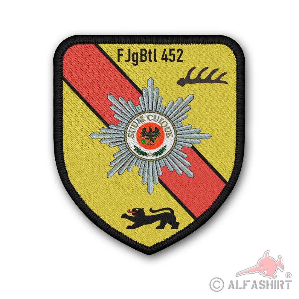 Patch FJgBtl 452 Feldjägerbataillon Stetten am kalten Markt alt #40143