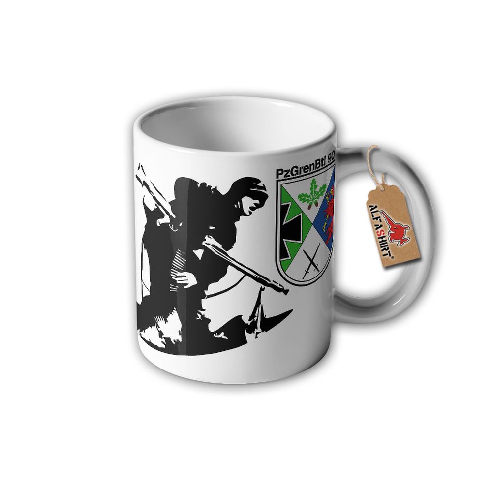 Tasse PzGrenBtl 908 Panzergrenadier Bataillon Viereck Hagenow Augustdorf #31407