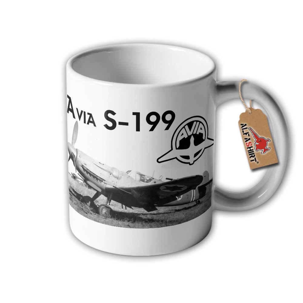 Cup Avia S-199 aircraft Me Bf 109 fighter Israel Air Force IAF #32909