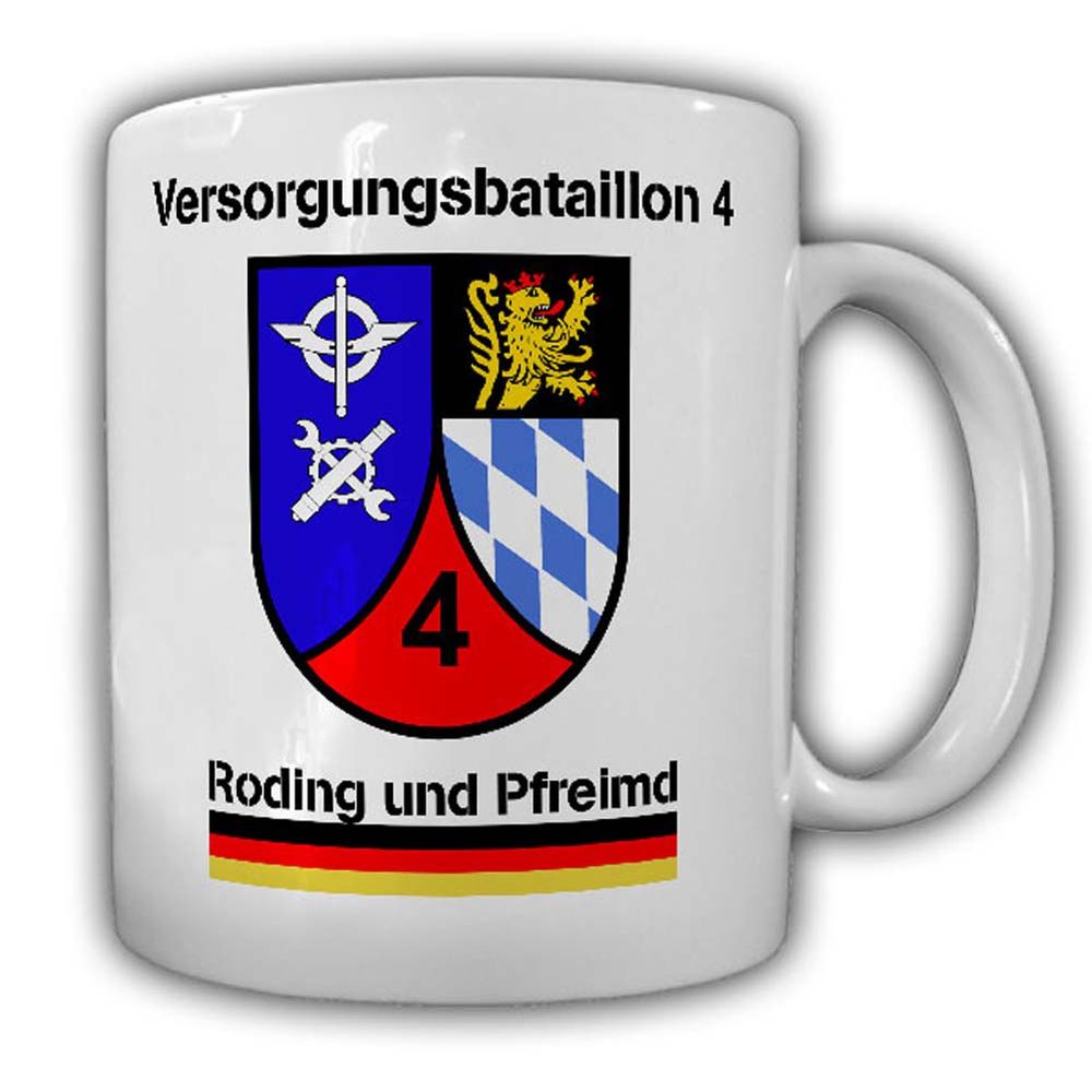 Tasse Versorgungsbataillon 4 VersBtl Bundeswehr Roding Pfreimd BW #24746