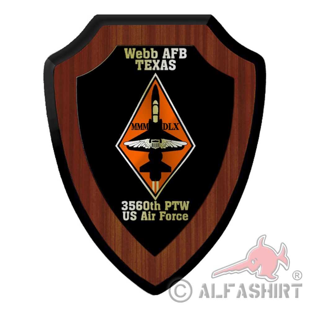 Shield 3560th PTW USAF AIR FORCE MILITARY PILOT TRAINING WING #40027