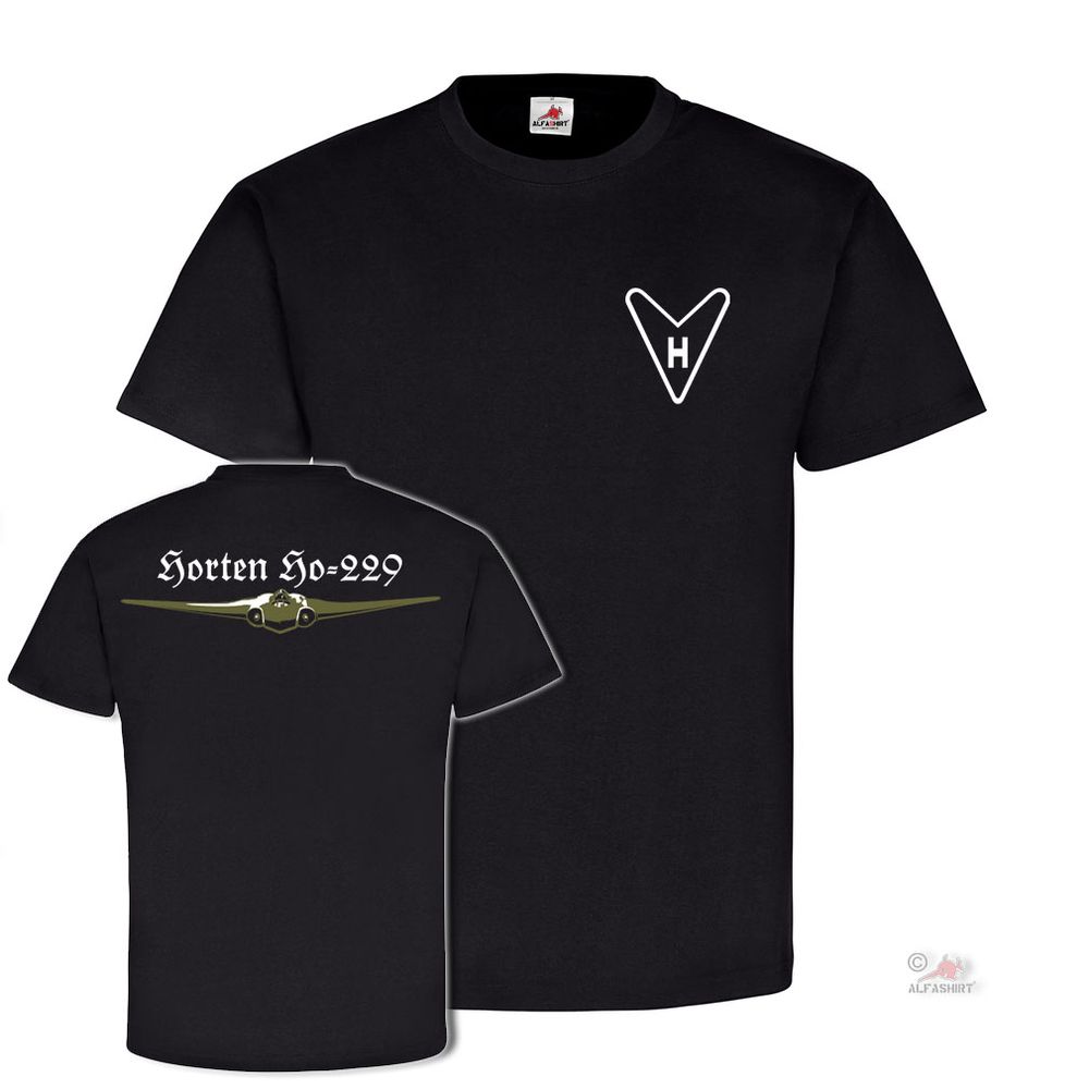 Hoarding Ho 229 with Logo Flying Wing Stealth Bomber Air Force Secret T Shirt # 18451