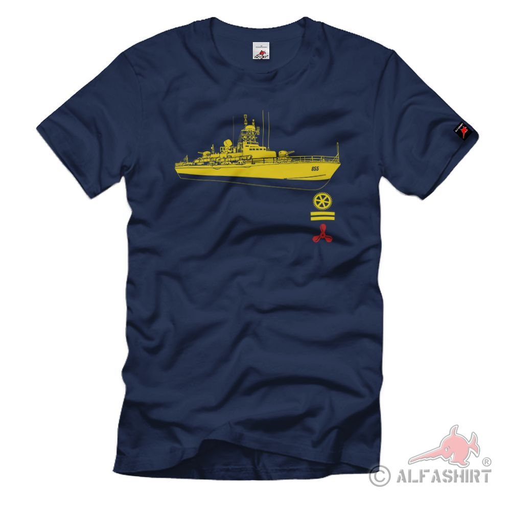 TS 855 Heinz Kapelle Torpedoschnellboot Technische Laufbahn T-Shirt#39782