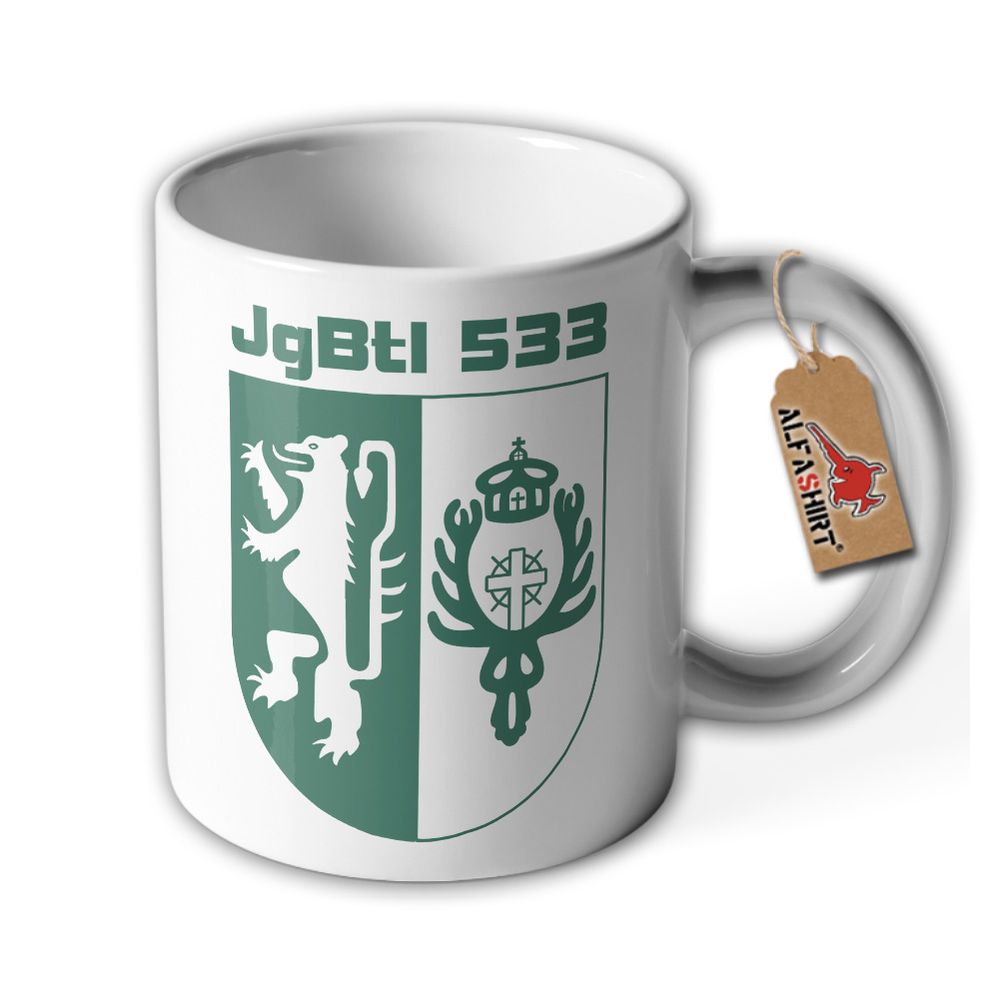Tasse JgBtl 533 Jägerbataillon Einheit Militär Truppe Soldaten BW Wappen #47713