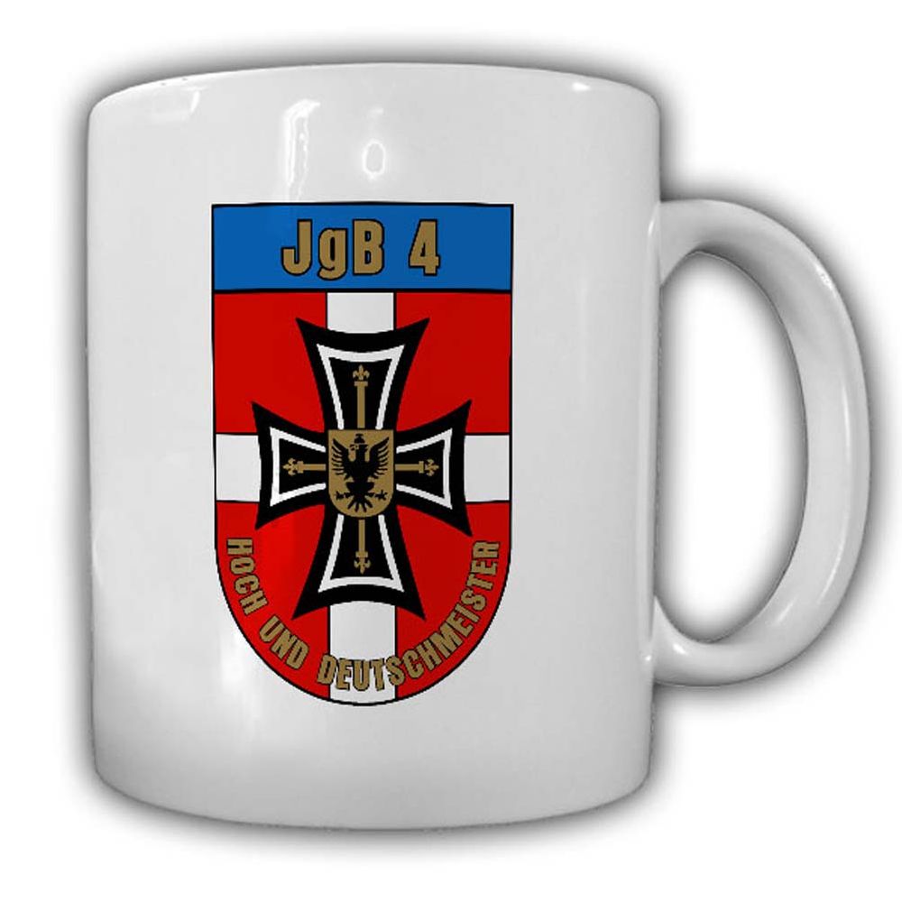Tasse JgB 4 Jägerbataillon Hoch- und Deutschmeister Bundesheer Österreich #24969